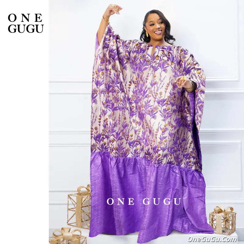 Newest African Brocade Boubou Dress Party African Dashiki Embroidery and bazin riche Decoration Nigeria Bride Wedding Party Robe