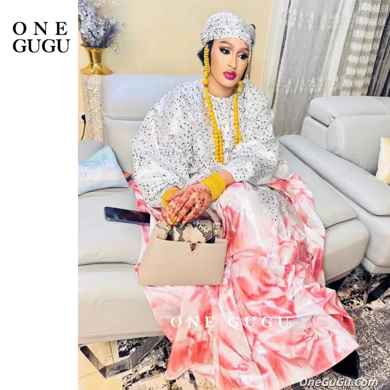 Perfumed First Quality African Dashiki Basin Dress Nigerian Origianl Print Bazin Riche Traditional Wedding Party Boubou Robe