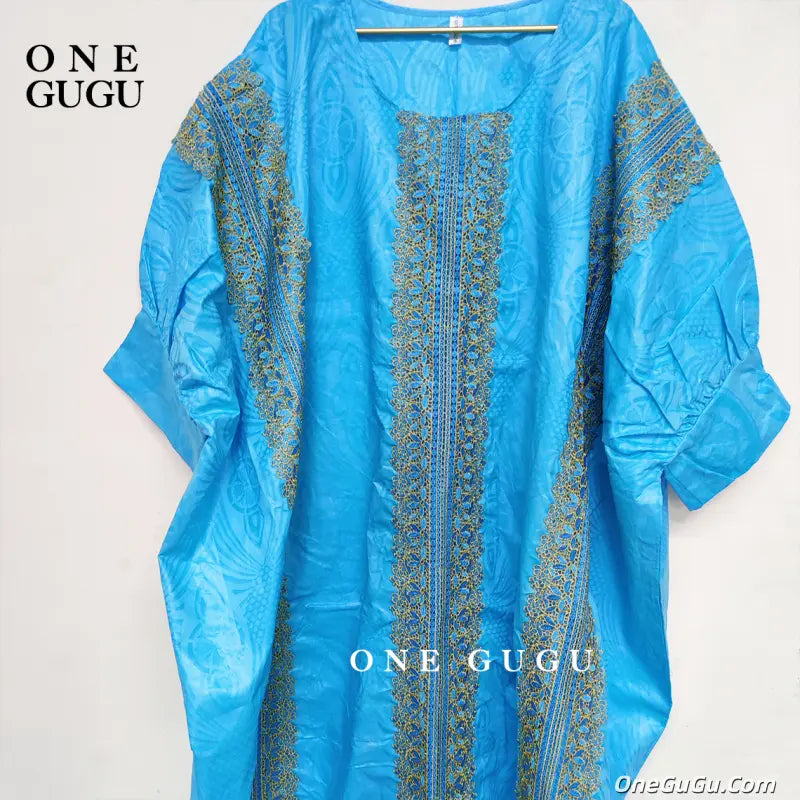 2026 Newest  African Embroidery Brocade Basin Dashiki Wedding Dress Plus Size Origianl Nigeria Bazin Rich Boubou Robe