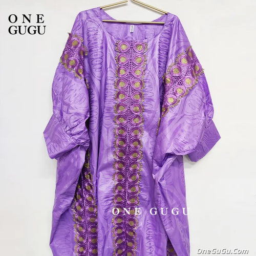 2026 Newest  African Embroidery Brocade Basin Dashiki Wedding Dress Plus Size Origianl Nigeria Bazin Rich Boubou Robe