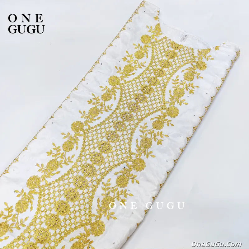 Nigerian Bazin Riche Dashiki Boubou Party Dress With Stones Plus Size African Traditional Wedding Dress Brocade Basin Boubou