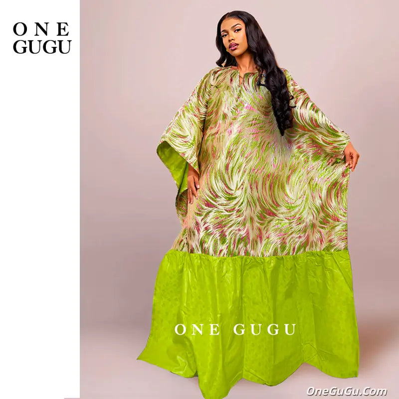 2026 Latest! African Women Wedding Dress Dashiki Brocade Embroidery With Bazin riche Decoration Nigerian Bride Boubou Robe